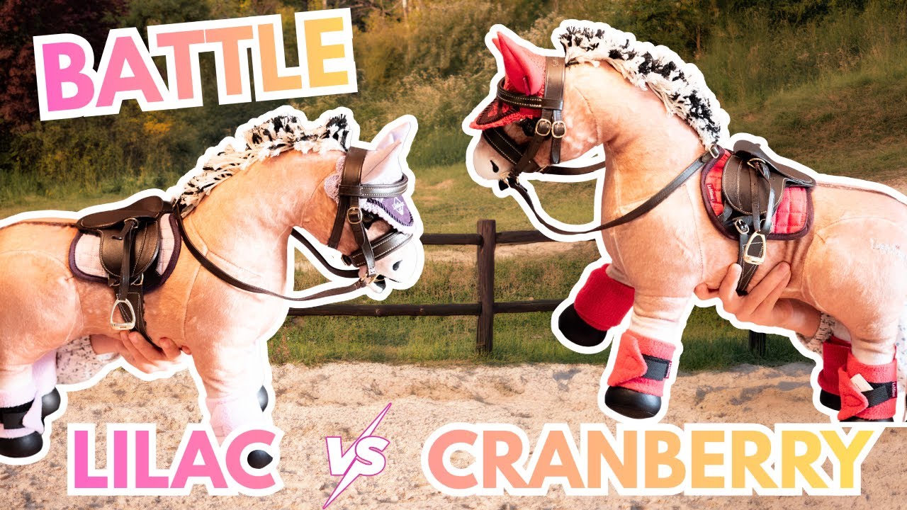 👉 BATTLE ⚡ Lilac VS Cranberry 🐴 Toy Pony LeMieux 💗