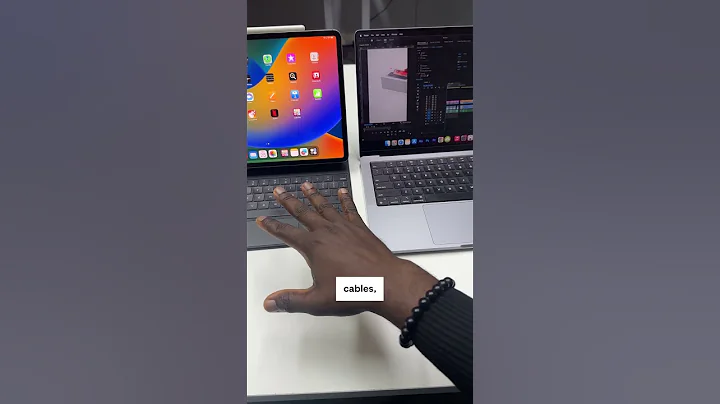 How to Control your MacBook with an iPad (no cables) #shorts