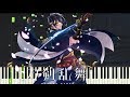 [Katsugeki Touken Ranbu 活撃/刀剣乱舞] OP - Hikari Tatsu Ame Piano Synthesia Tutorial