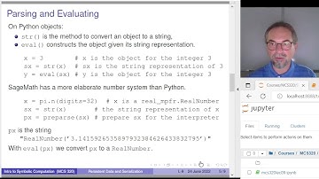 Persistent Data and Serialization, writing and reading data in a Jupyter notebook with SageMath