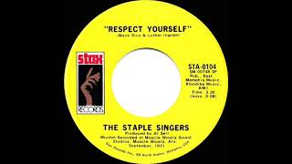 1971 Hits Archive Respect Yourself - Staple Singers Mono 45