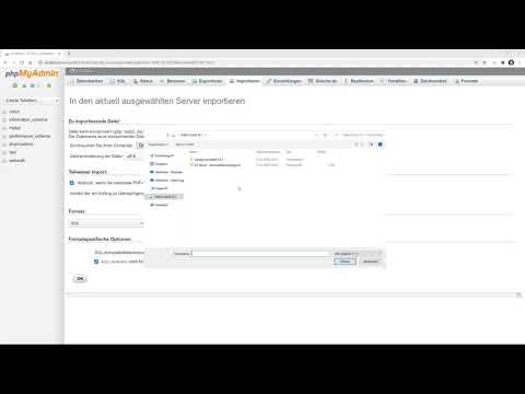 Video: So Exportieren Sie Eine Datenbank