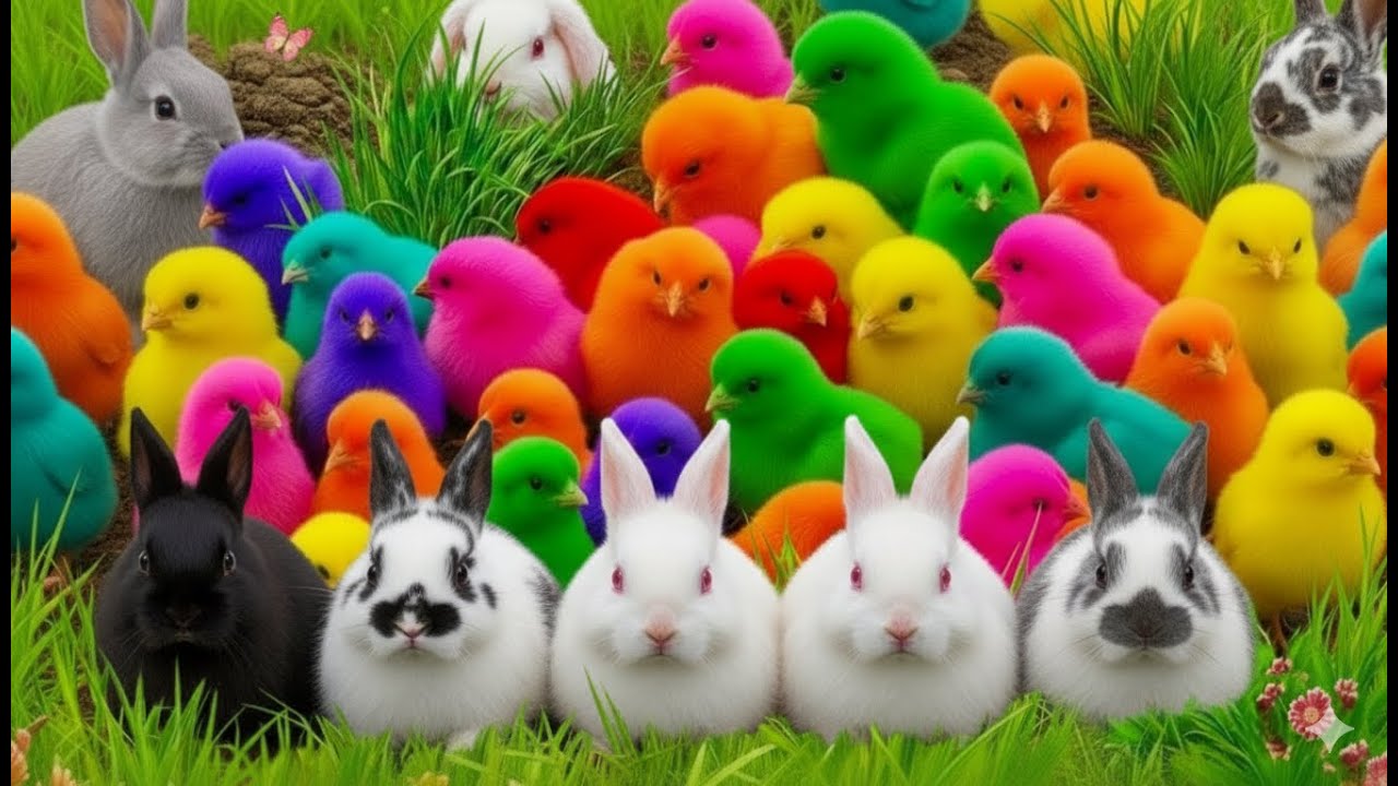 Menangkap Ayam Warna-Warni yang Lucu Bareng Hewan-Hewan Gemas Lainnya