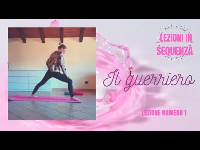 Yoga in gravidanza - lezione 1 primo trimestre e dopo il parto - sequenza dinamica - Guerriero