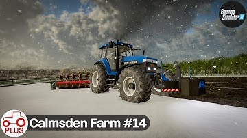 Plowing In The New Tractor - Calmsden Farm #14 FS22 Let
