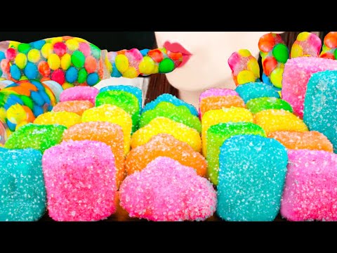 【ASMR】CRUNCHY MARSHMALLOW &HONEY JELLY PARTY💗 MUKBANG 먹방 食べる音 EATING SOUNDS NO TALKING