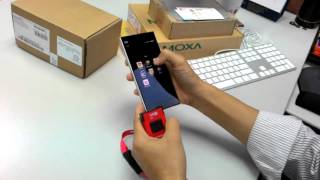 Testing the portable QR code scanner