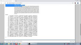 How to retrieve a gene sequence from NCBI
