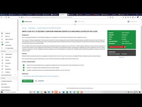 Write A DSC File To Securely Configure Windows Server 2016 Machines Located In The Cloud