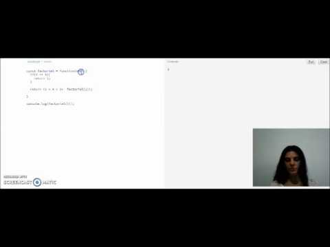 Factorial function in Javascript