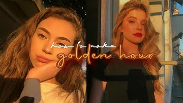 Golden hour tutorial [VSCO]✨