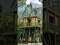 EPIC Floating Bamboo House Built ON a Tree (Timelapse)
