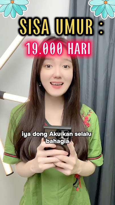 #pov : Tiap bahagia umur bertambah, kalau sedih umur berkurang..