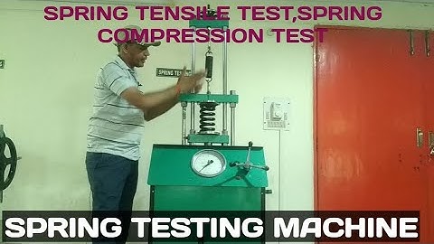 SPRING TESTING MACHINE