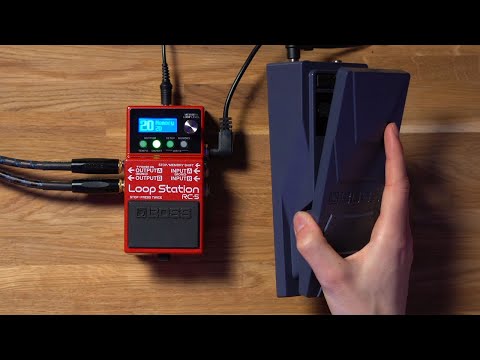 BOSS RC-5 Expression Pedal Setup (BOSS EV-30) - Tutorial