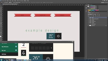 UI Kit Introduction - How to Transform Elements, Change Colors, Layers in Photoshop