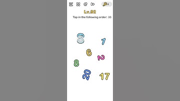 Brain Out level 92 - Tap in the following order