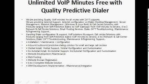 Quality VoIP Minutes with Predictive Dialer