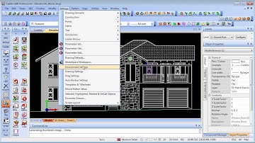 In-place Block editing in Caddie AEC Architecture .dwg software