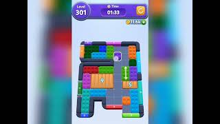 Color Block Jam Level 301 Walkthrough Solution 