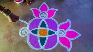 Vaigasi madham padikolam31flowersdesign/rangolikolam/pandaga muggulu/Simplerangoli@KanishCreatives