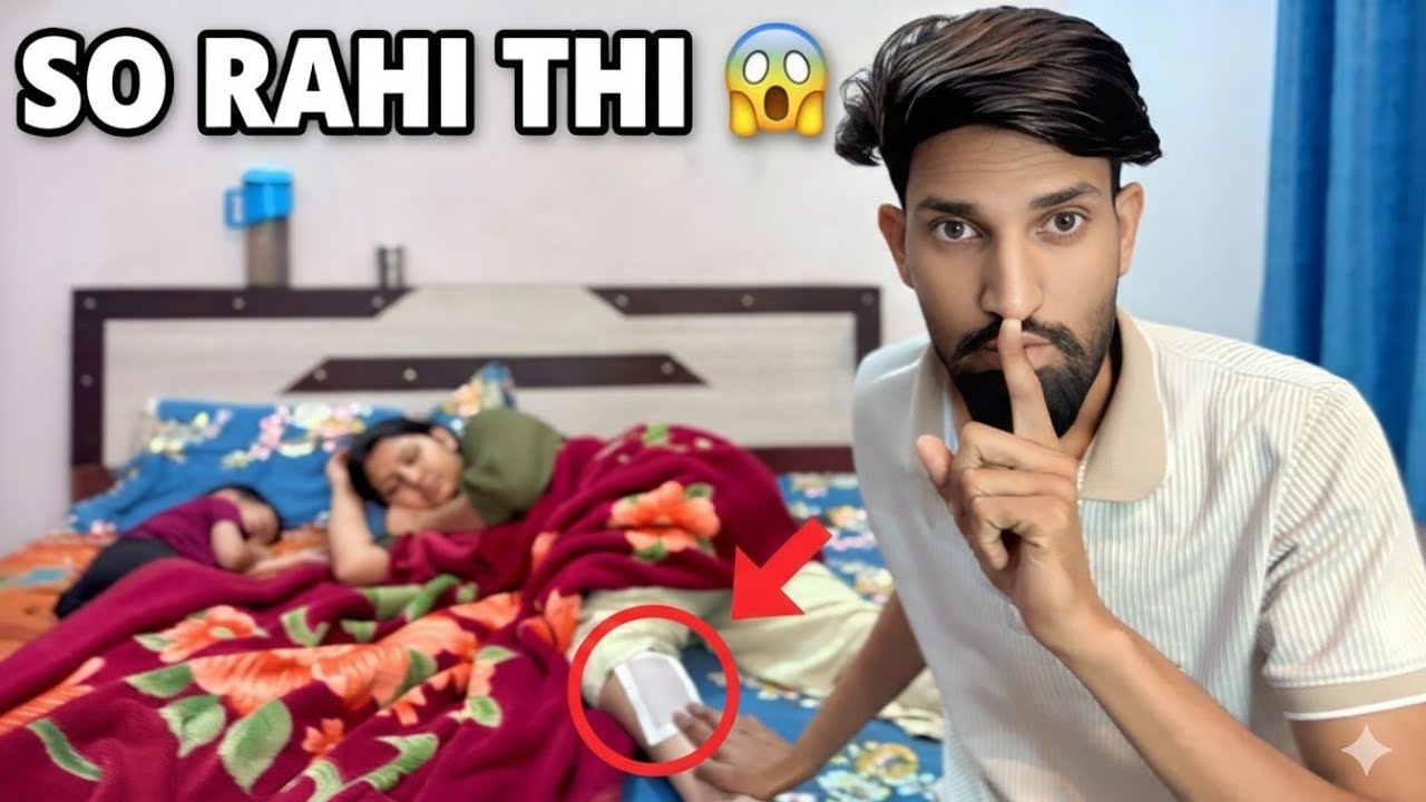 “Wife So Rahi Thi… Aur Maine Ye Kar Diya 😱🔥 @Guddavijayvlog-l8n #wax #prank 