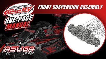 ASUGA XLR - One-Page Manual - Front Suspension Assembly