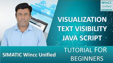 8-WinCC Unified V20:How to Configure Text Visibility with JS? |Visualization |WinCC Unified Tutorial