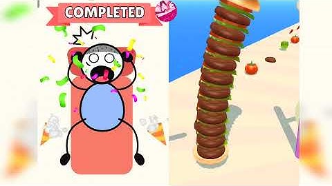 Satisfying ASMR Video - Help Me Tricky Story vs Sandwich Runner All Levels