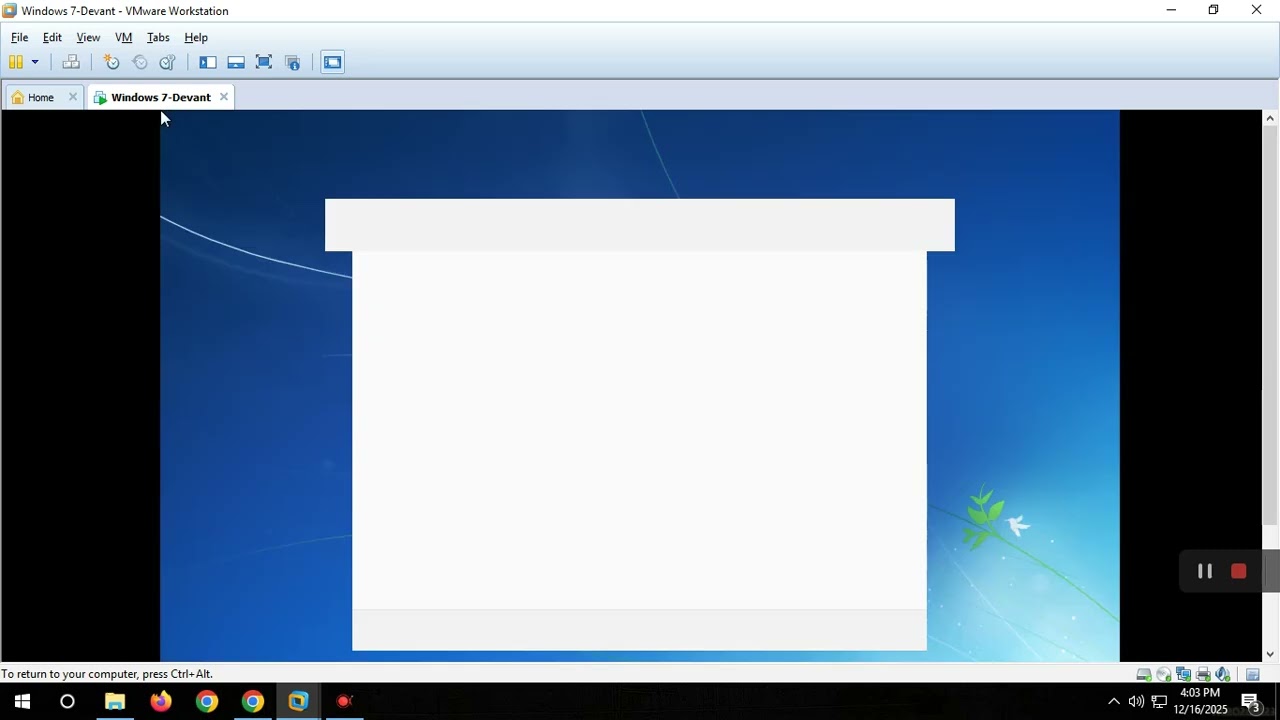 Tutorial install Windows 7 (32bit) menggunakan VMware