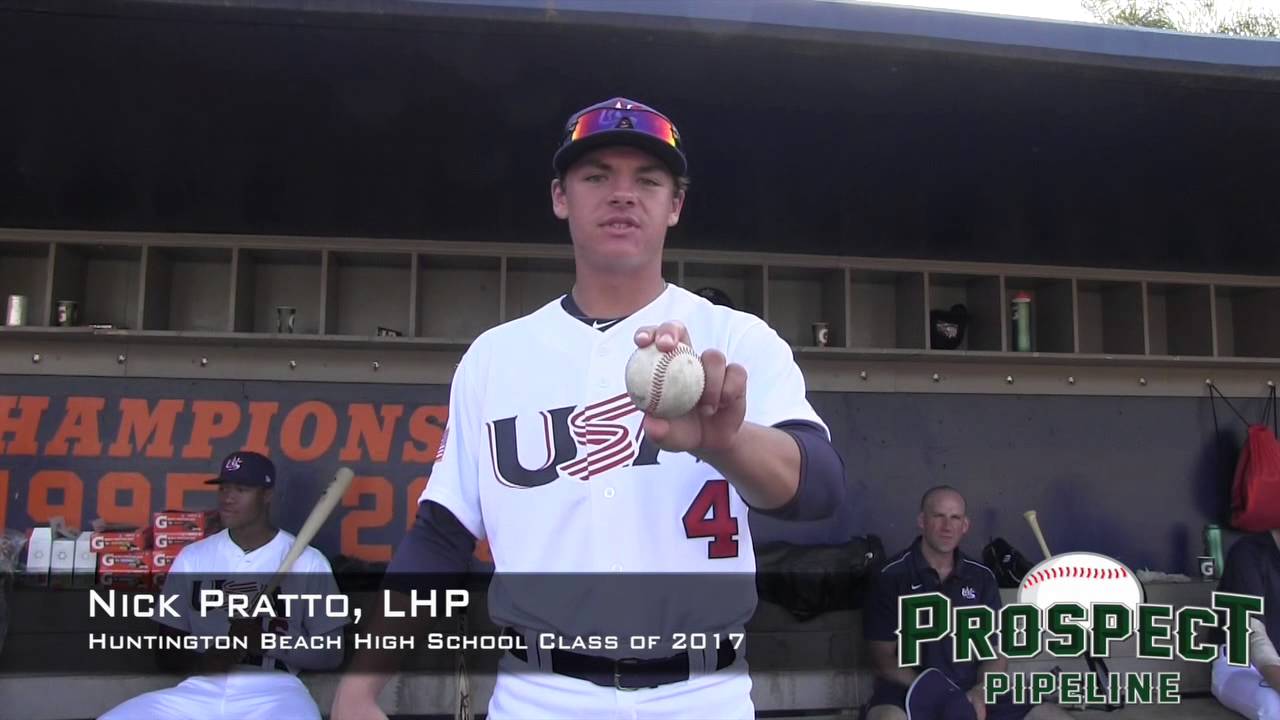 Nick Pratto, LHP, Huntington Beach High School Class of 2017, Pitch