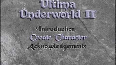 Ultima Underworld II  Introduction with Roland LAPC-I
