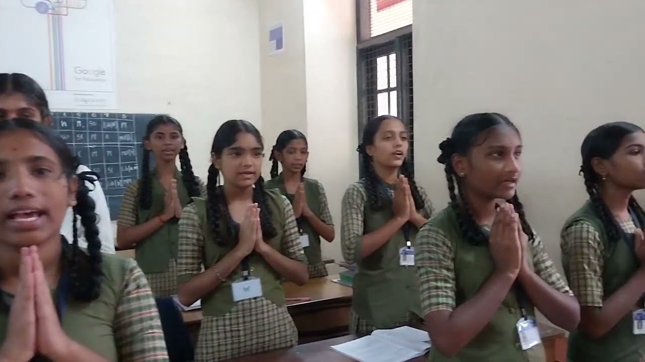 Prayer song .        Sung by 10th standard students .G.P.U.C BALMATTA  D.K  