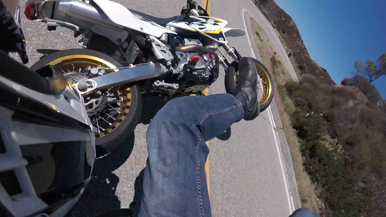 Gmr crash drz400sm 81416 YouTube