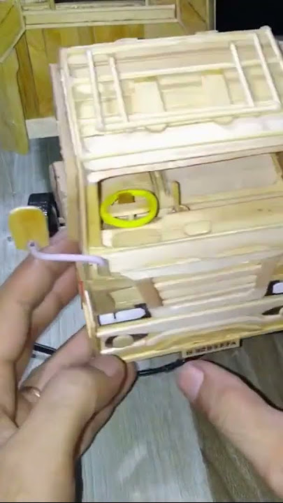 Cara Membuat Miniatur Truk Dari Stik Es Krim #miniaturtruk #trukoleng
