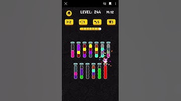 Color Water Sort Level 244