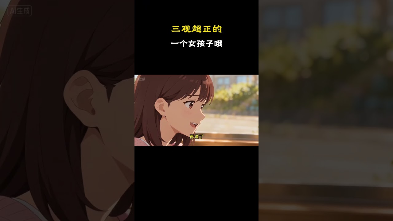 三观超正的一个女孩子哦 #原创动漫 #动漫 #搞笑 #二次元