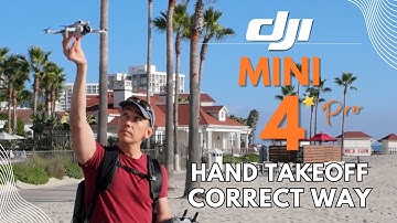 How to Hand Launch and Land DJI Mini 4 PRO SAFELY [Drone Hand Takeoff]