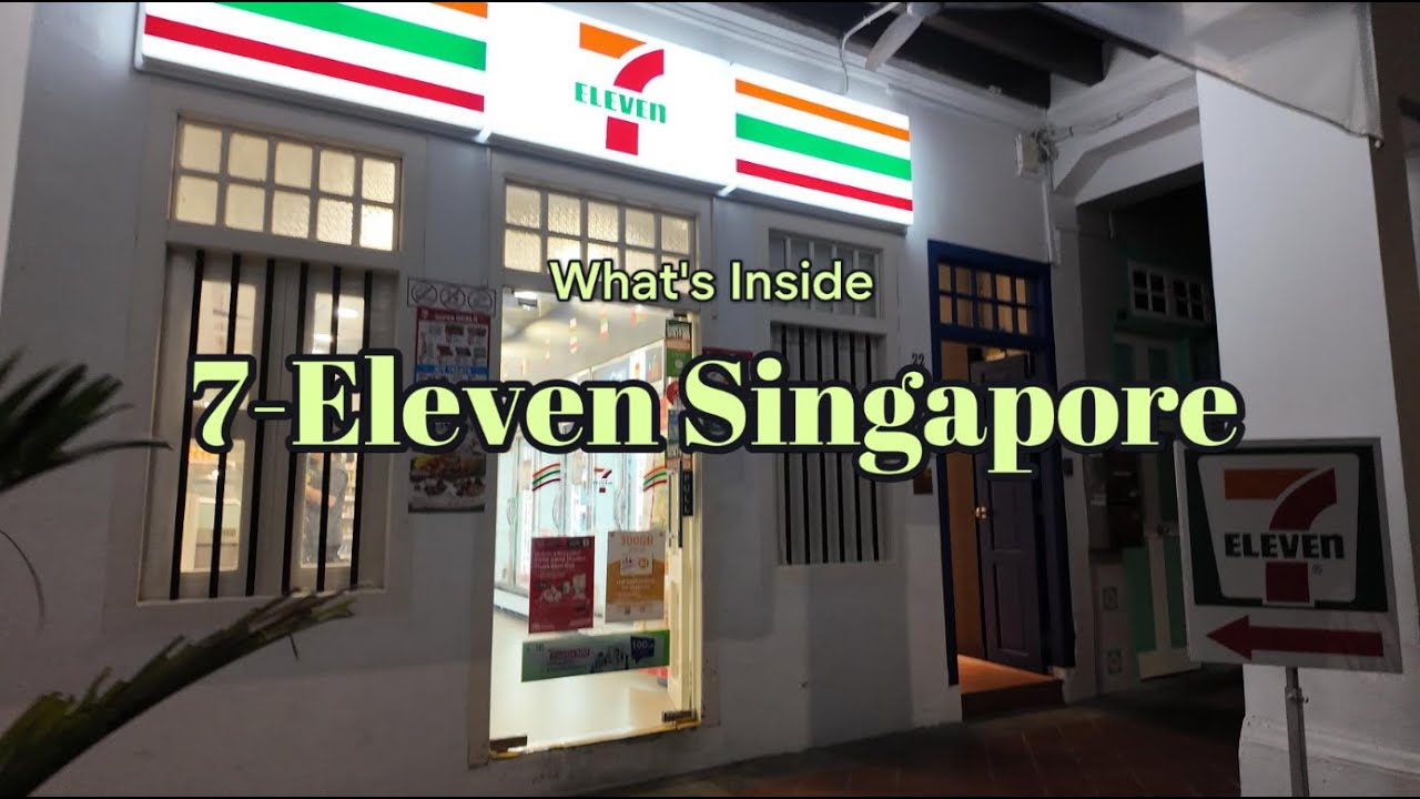 7-Eleven Singapore Night Visit | First Food Stop After Landing