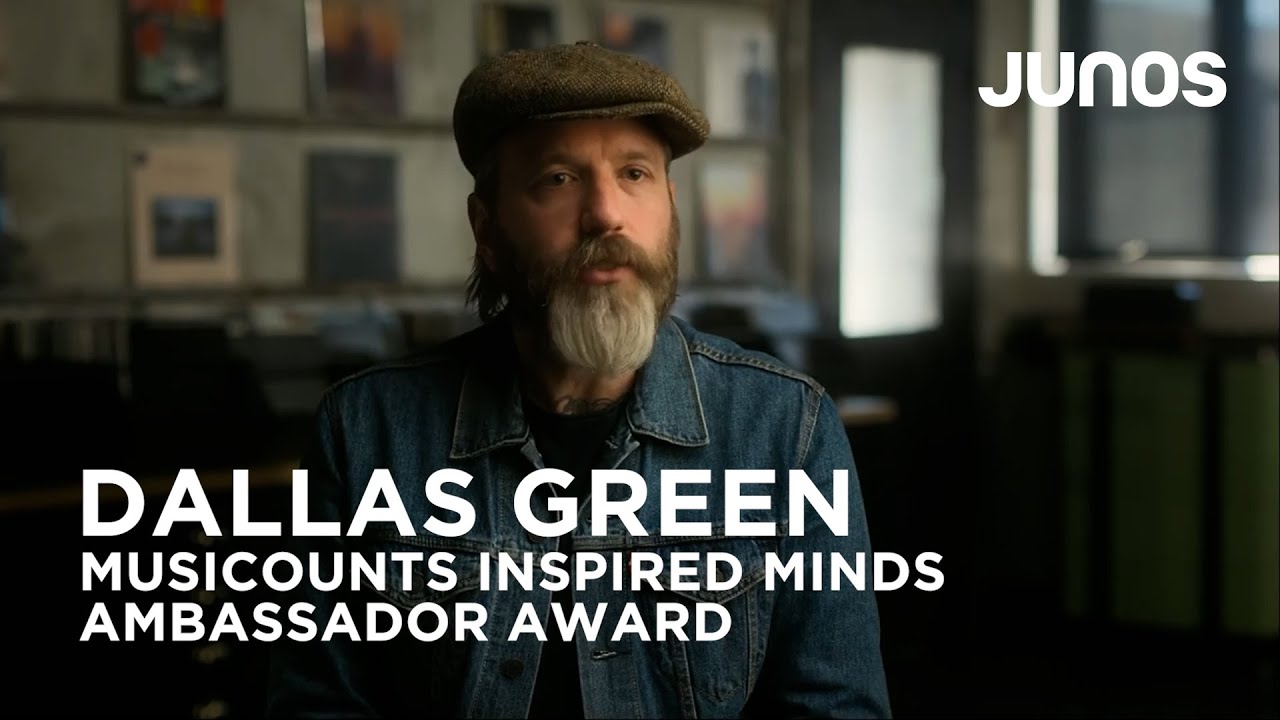 Dallas Green receives MusiCounts Inspired Minds Ambassador Award | Juno Awards 2022