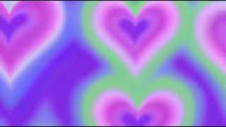 Y2K Aura Hearts Animation | Looping Aesthetic Motion Background
