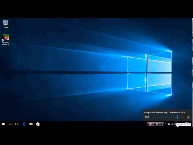 Microsoft Windows 10 - Tálca - Műveletközpont | ITFroccs.hu - YouTube