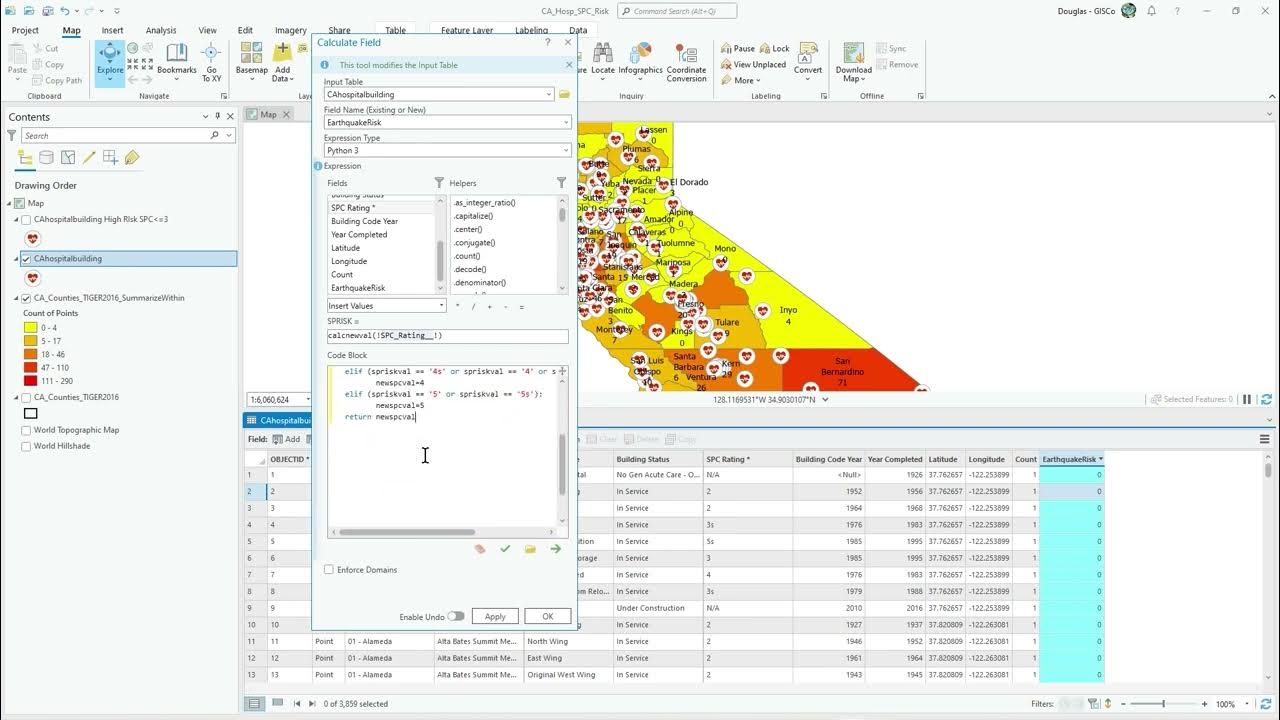 ArcGIS Pro - Using Python Codeblock in Calculate Field - YouTube