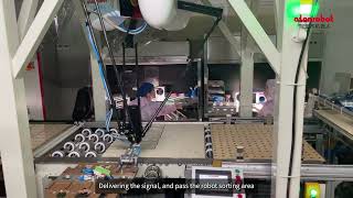 Automatic Sorting and Orientation of Mobile Screen with Customized Soft Gripper screenshot 2