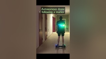Autonomous #drone following a moving marker 🤖 #shorts
