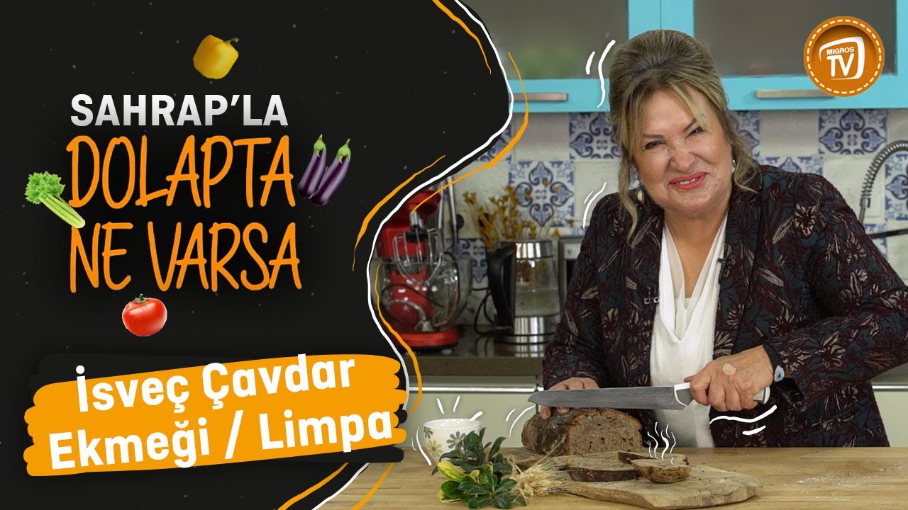 Sahrap'la Dolapta Ne Varsa: İsveç Çavdar Ekmeği / Limpa Tarifi