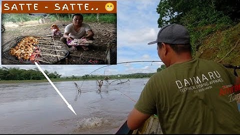 MANCING BAUNG PENGHUNI ARUS DERAS || MASAK SATE IKAN BAUNG SEGAR