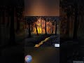 Forest Serenity #shorts #youtubeshorts  #painting #naturalscenery#acrylicpainting #art