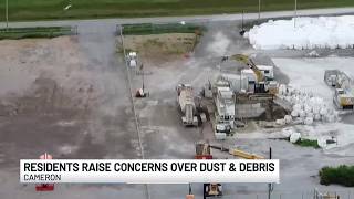 Cameron residents raise concerns over Venture Global construction dust