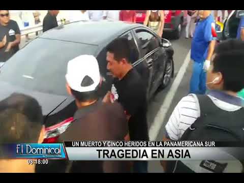 Un muerto y cinco heridos deja accidente en la Panamericana Sur (1/2 ...